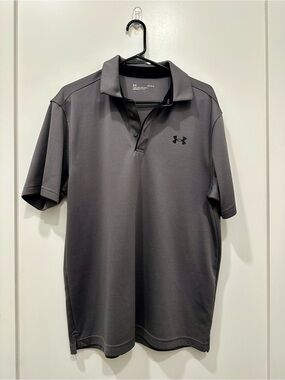 LG Men's Dark Gray Performance Polo